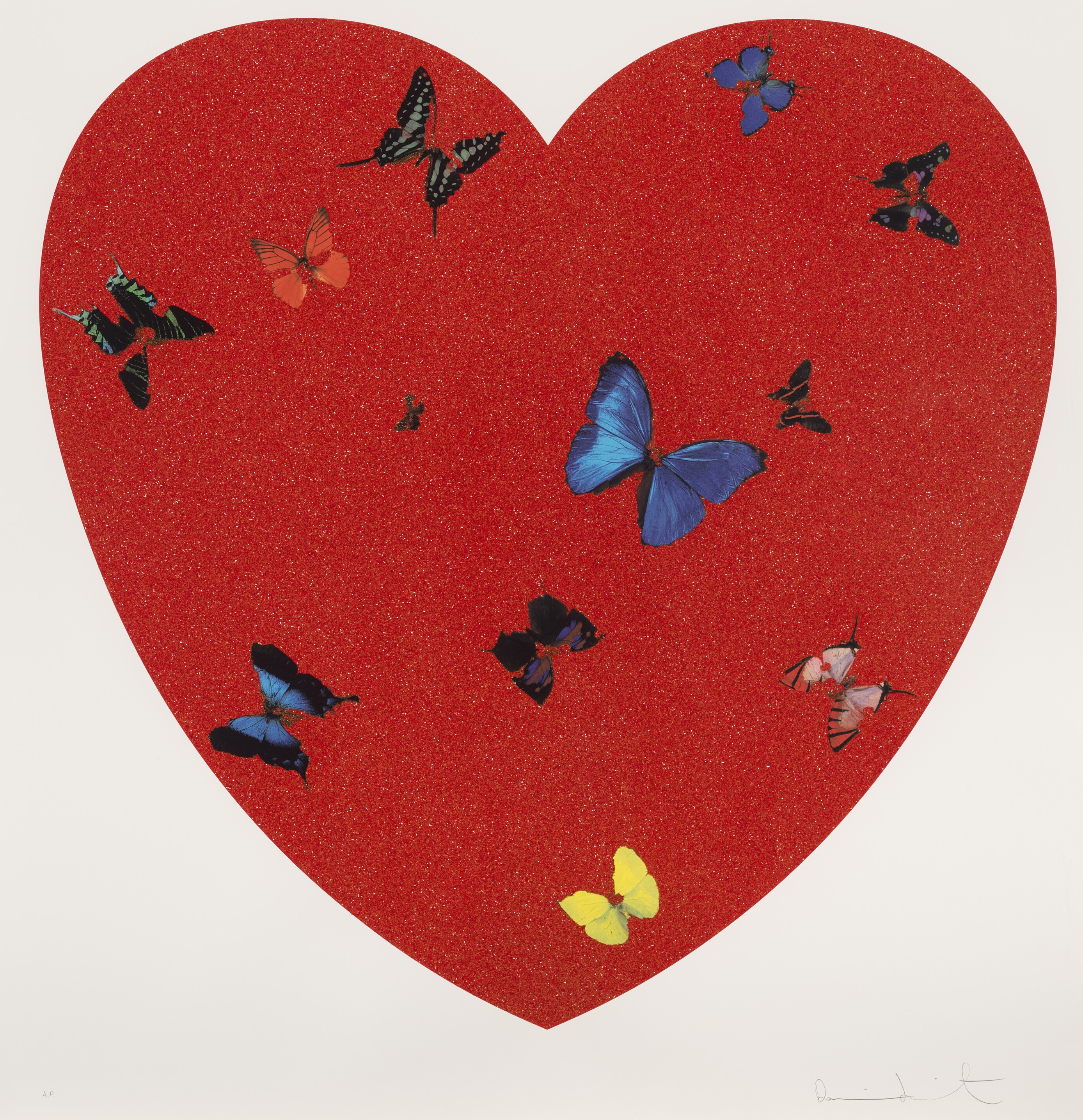Damien Hirst - All You Need is Love Love Love