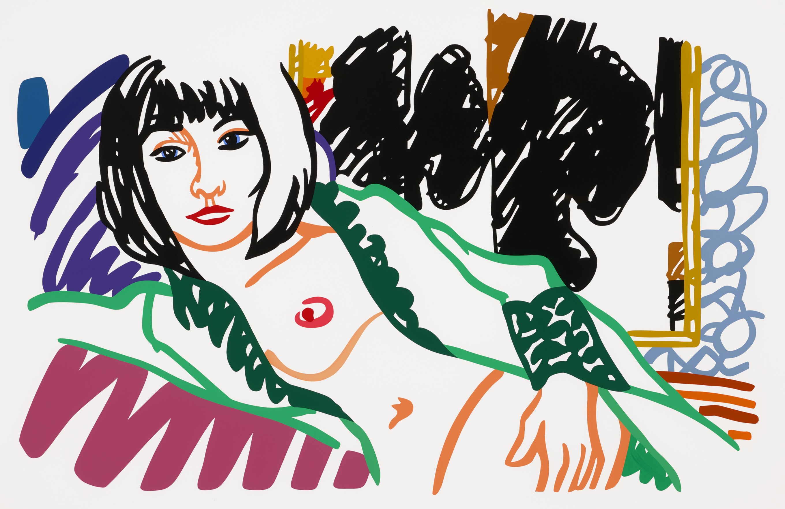 Tom Wesselmann - Monica in Robe with Motherwell