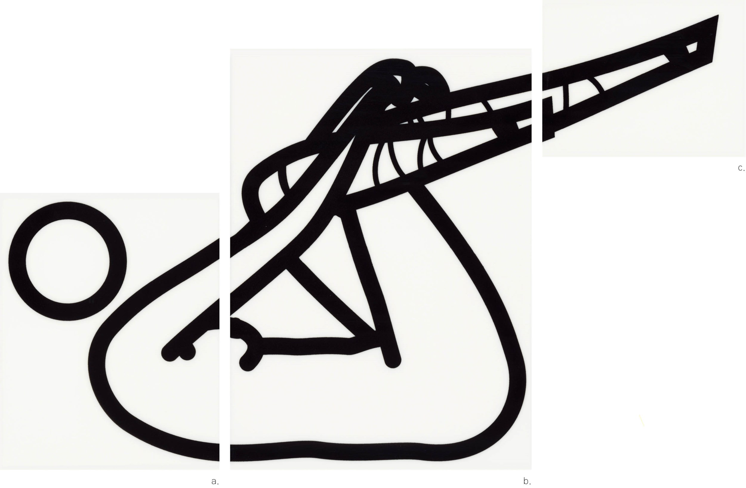 Julian Opie - This is Shahnoza in 3 parts. 05