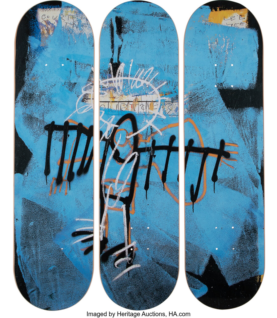 Jean-Michel Basquiat - Untitled (Angel) 1982, triptych