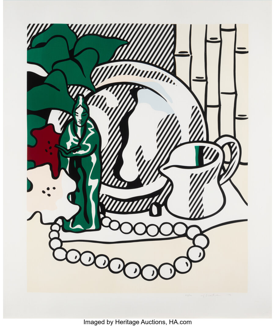 Roy Lichtenstein - Still Life with Figurine, from Six Still Lifes