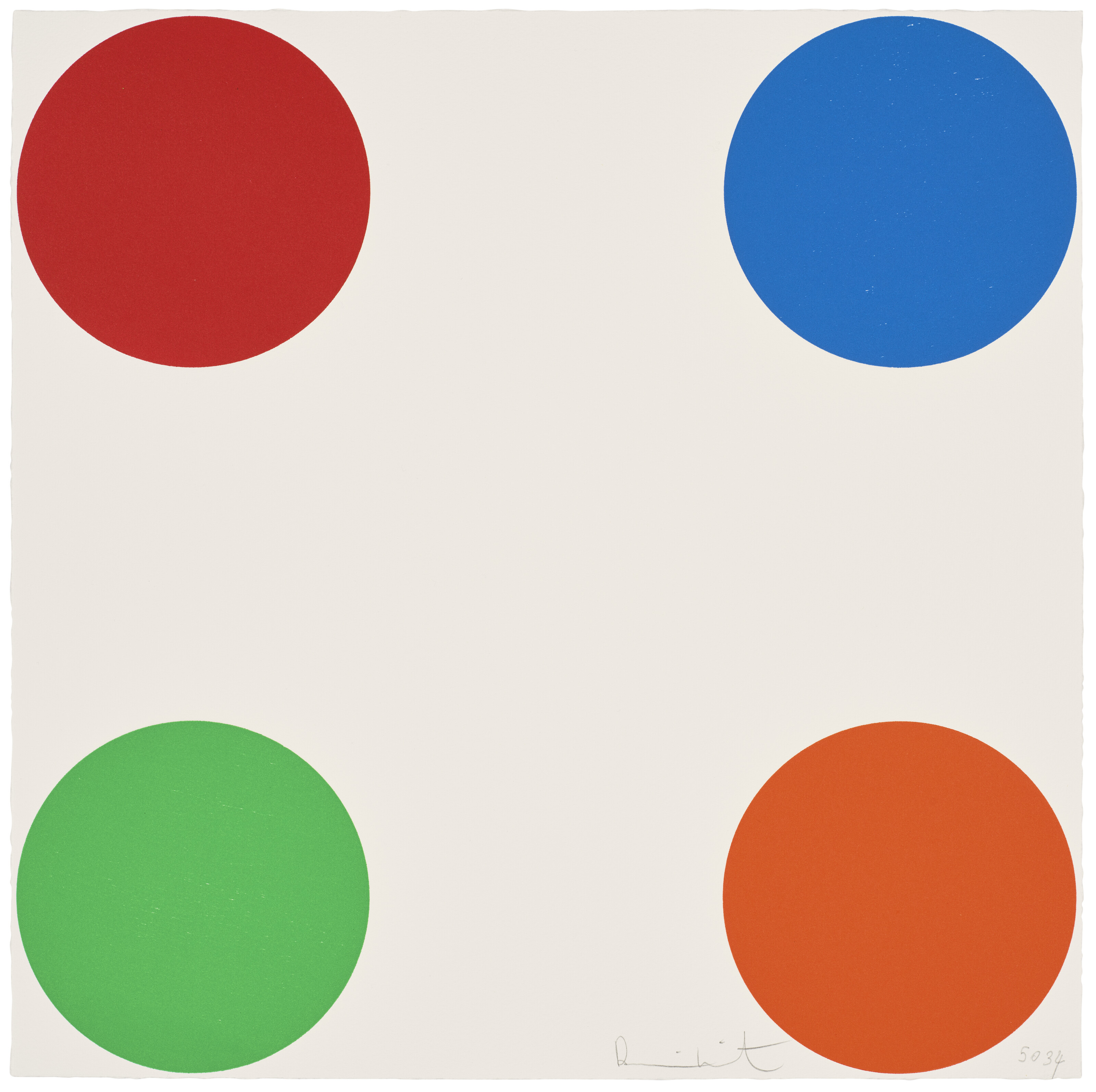Damien Hirst - Fenbufen, from 40 woodcut spots