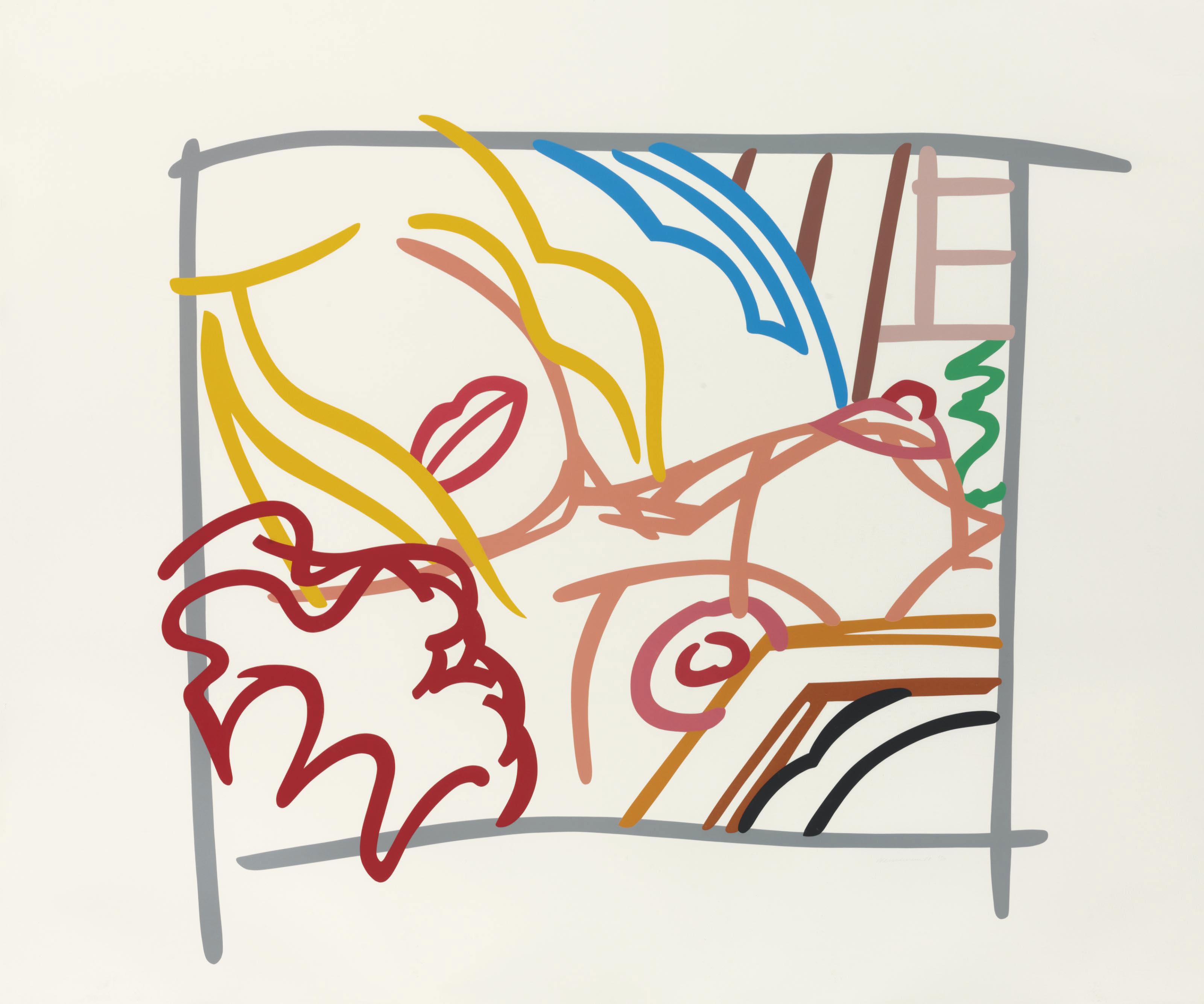 Tom Wesselmann - Bedroom Blonde Doodle with Photo