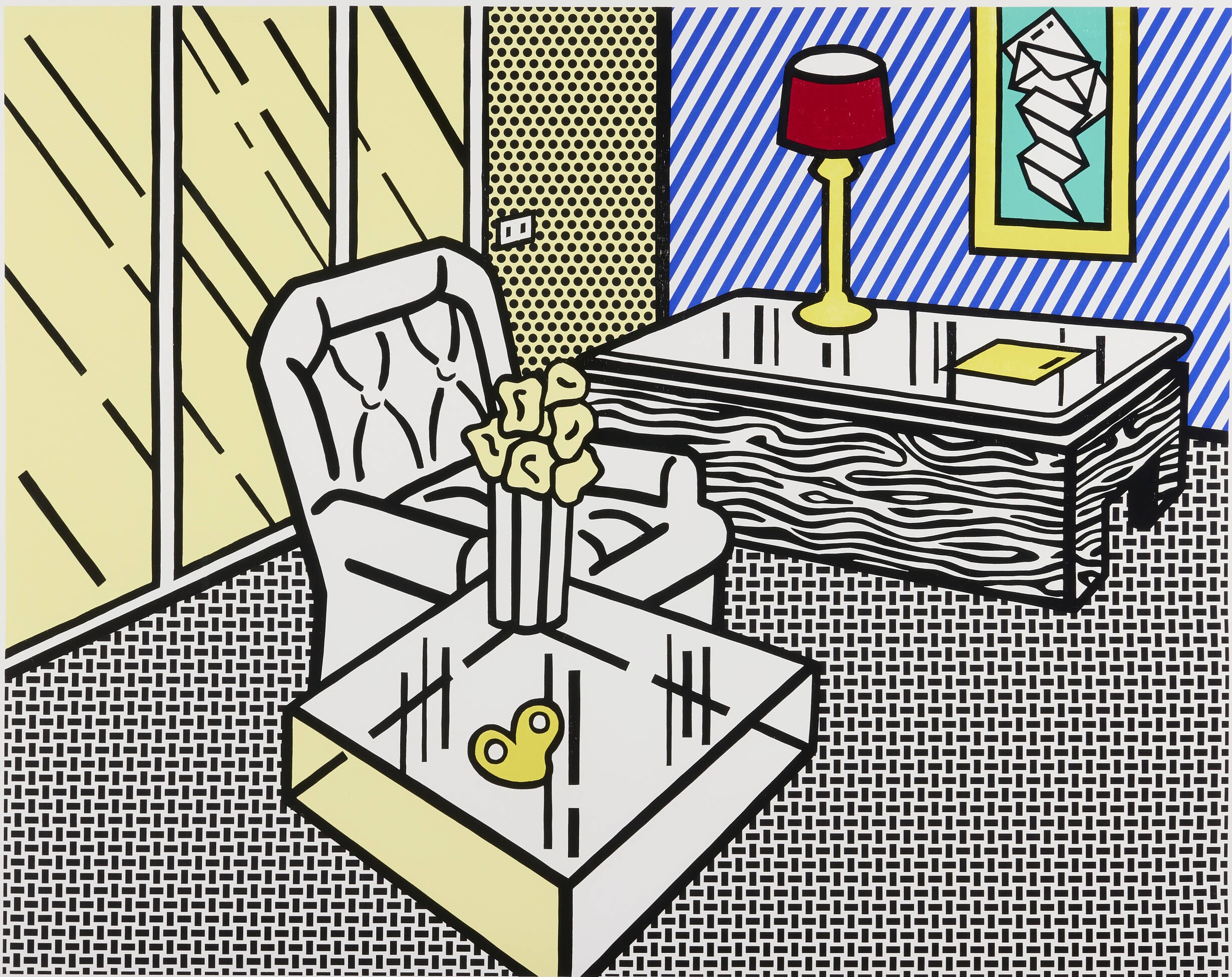 Roy Lichtenstein - The Den (from the Interior series)