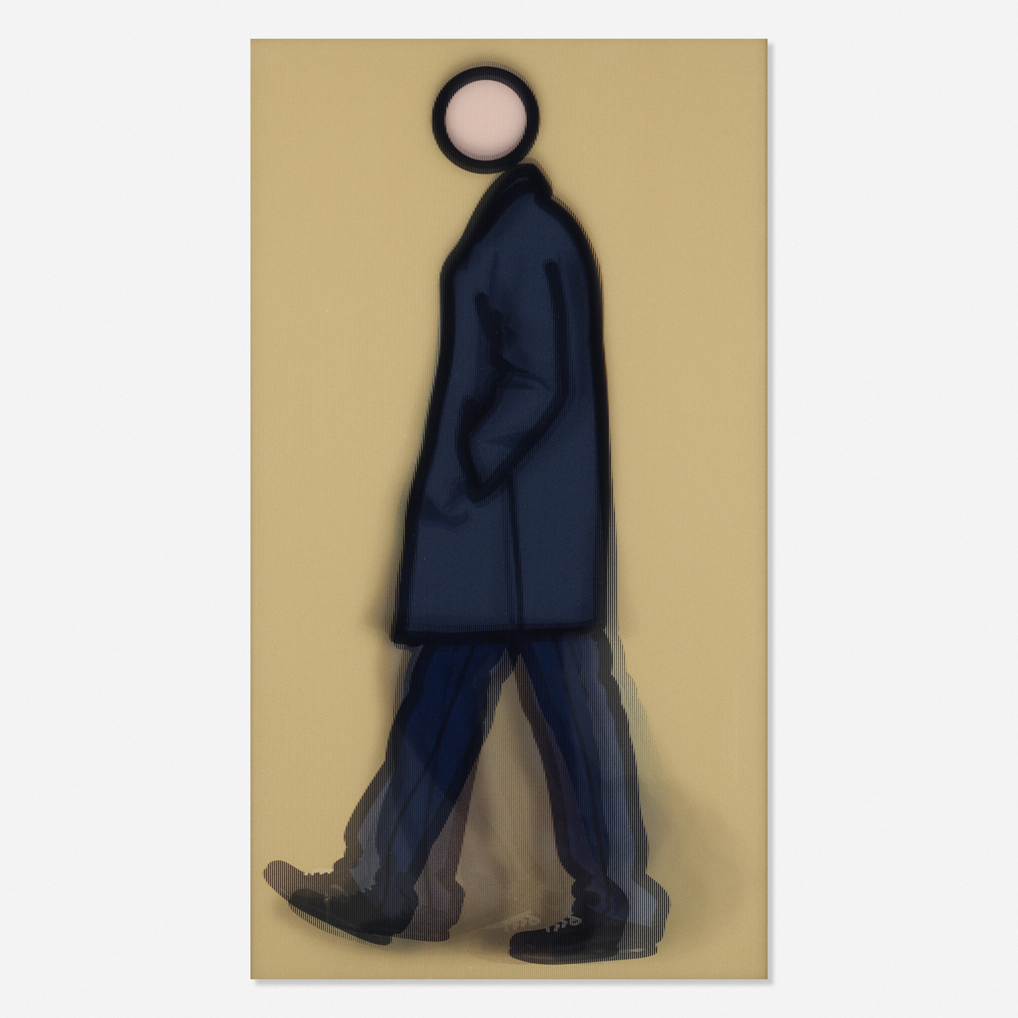 Julian Opie - Jeremy Walking in Coat