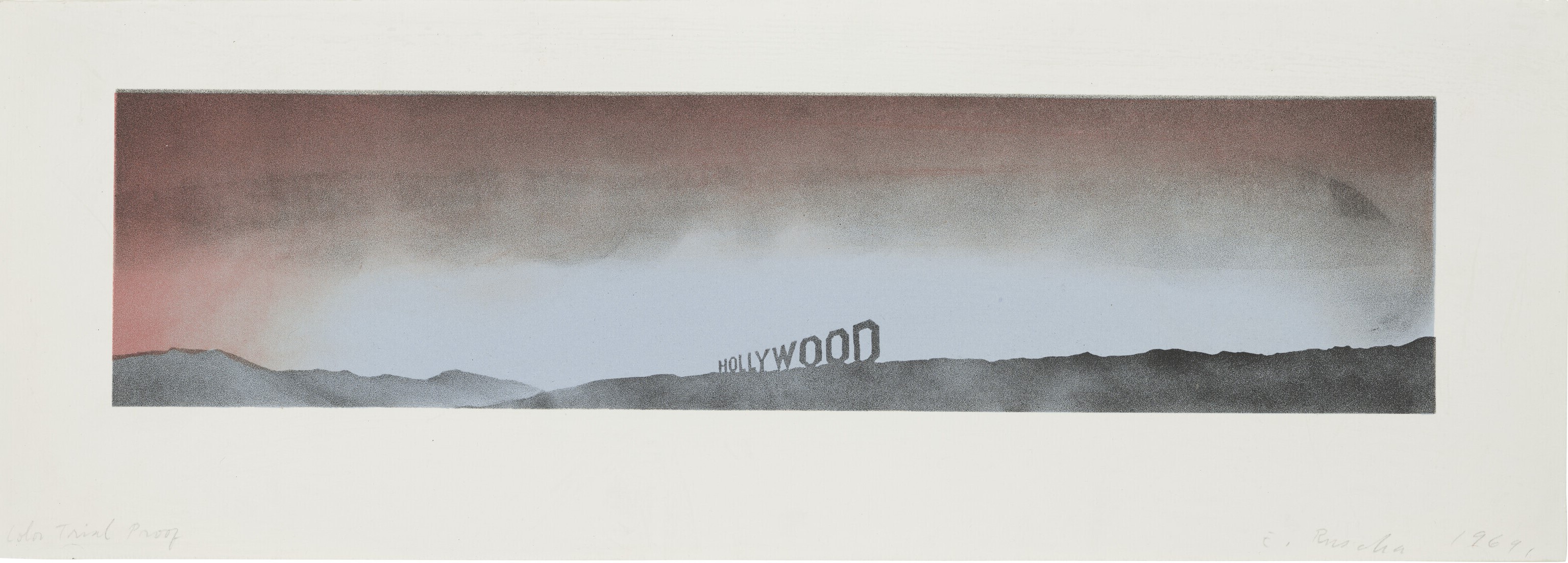Ed Ruscha - Hollywood
