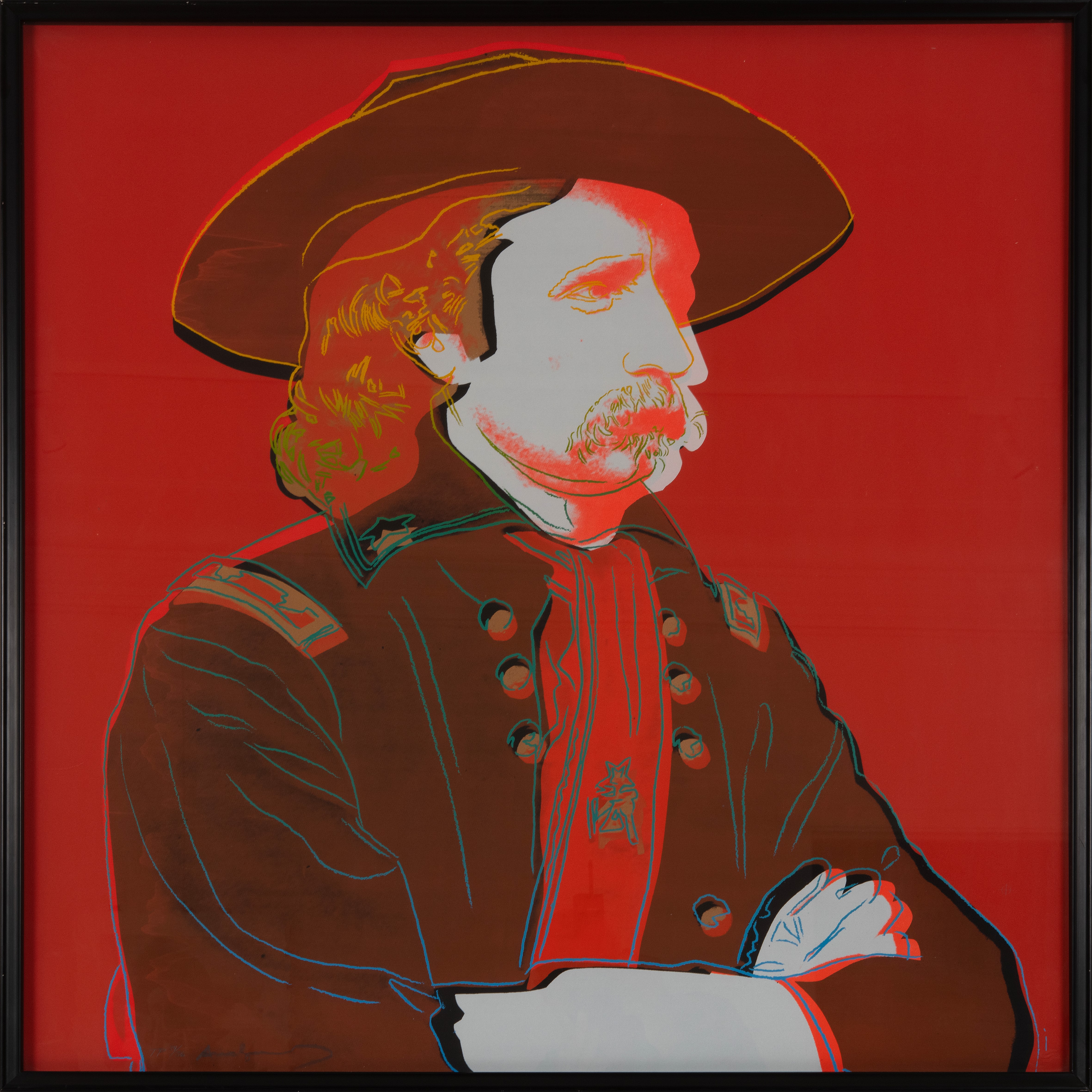 Andy Warhol - General Custer, from Cowboys and Indians (see F. & S. IIB.379)