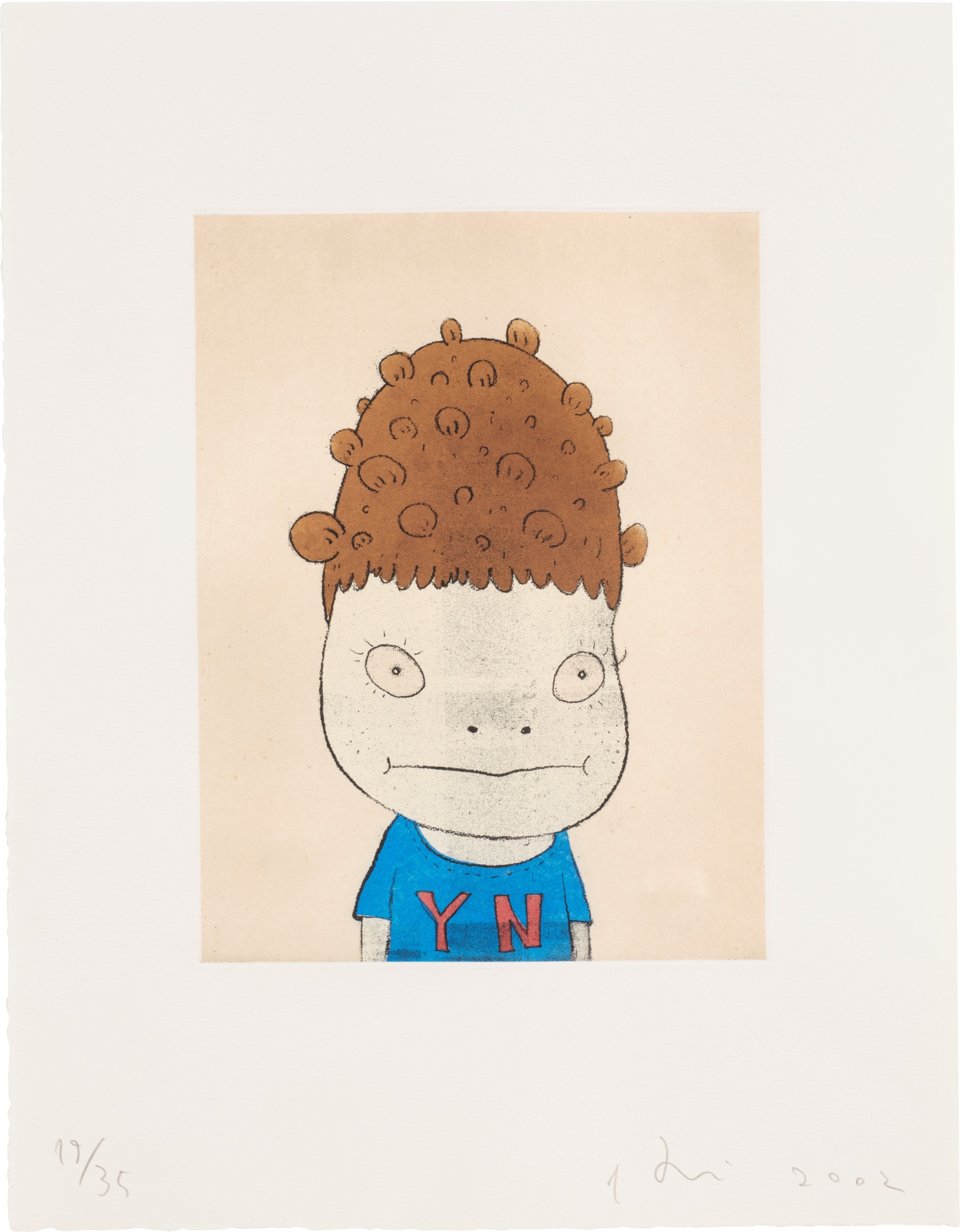 Yoshitomo Nara - Y.N. (Self-Portrait)
