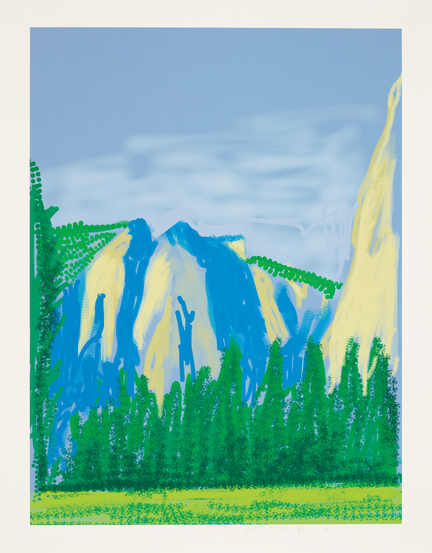 David Hockney - Untitled No. 2, from The Yosemite Suite