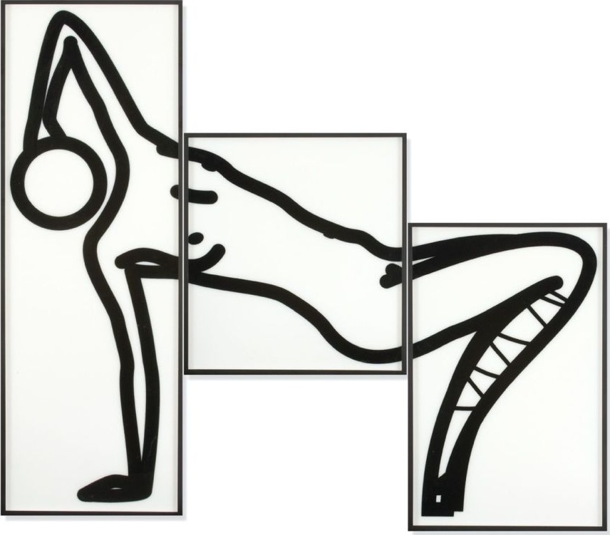Julian Opie - This is Shahnoza in 3 parts (08.2008)