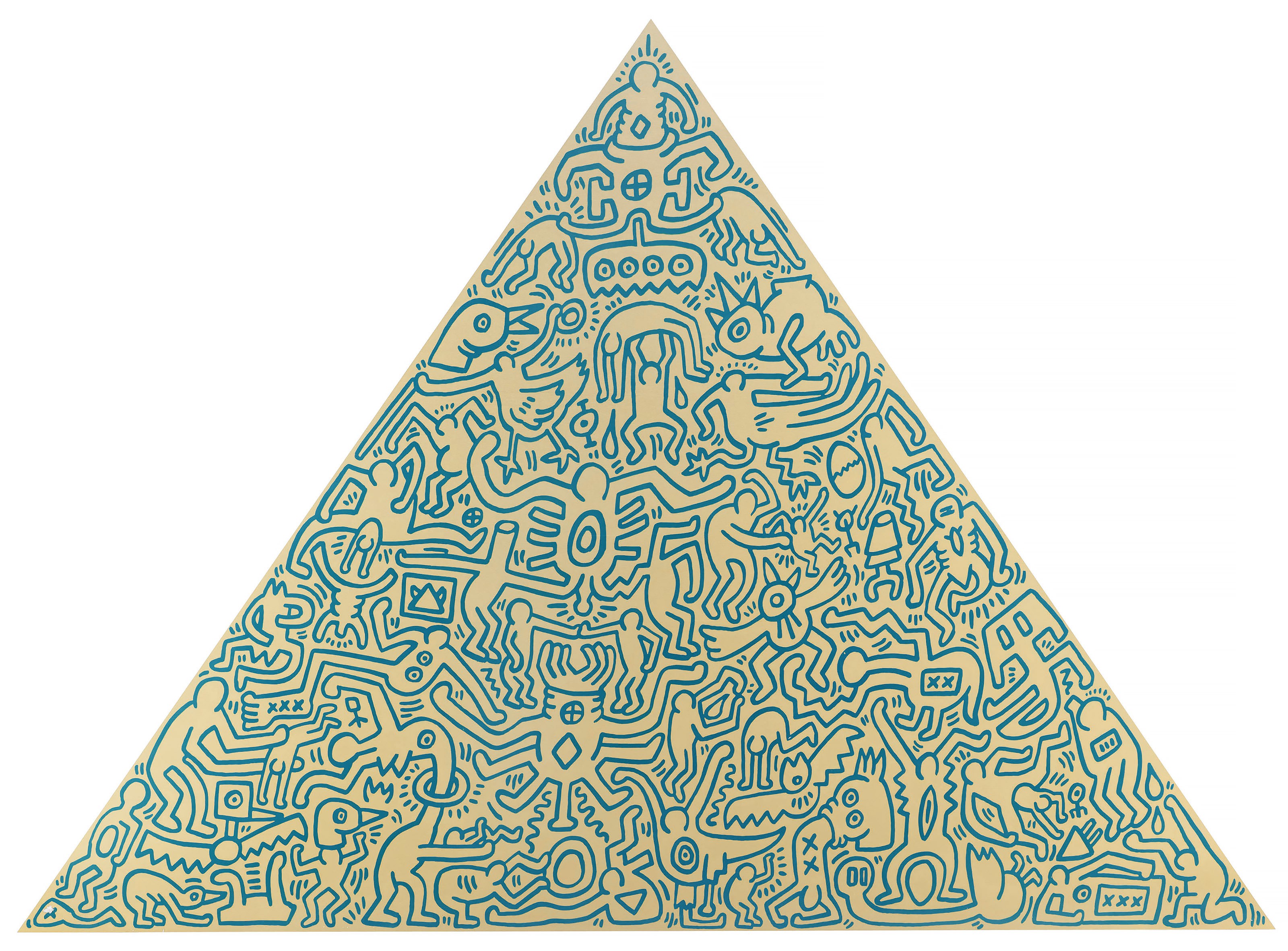 Keith Haring - Pyramid s: one print
