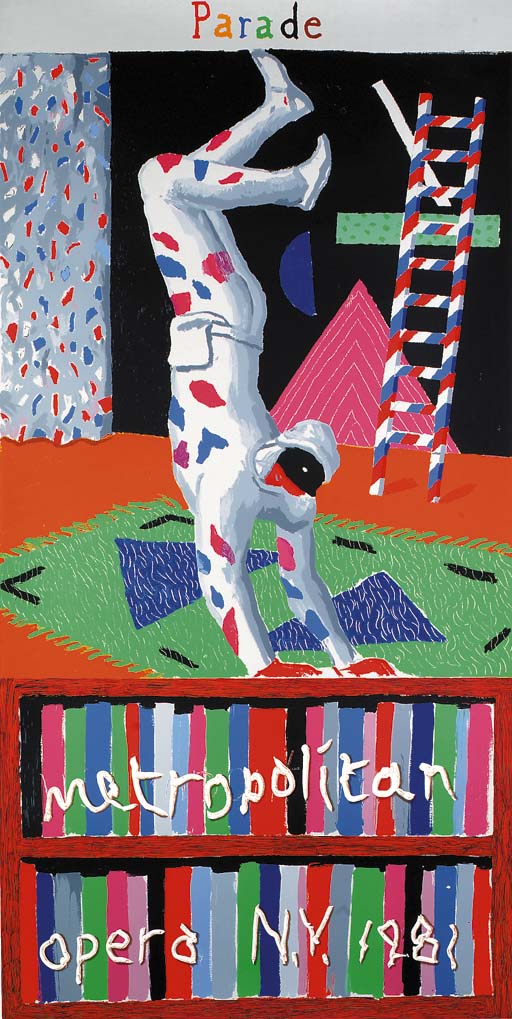 David Hockney - Parade, Metropolitan Opera