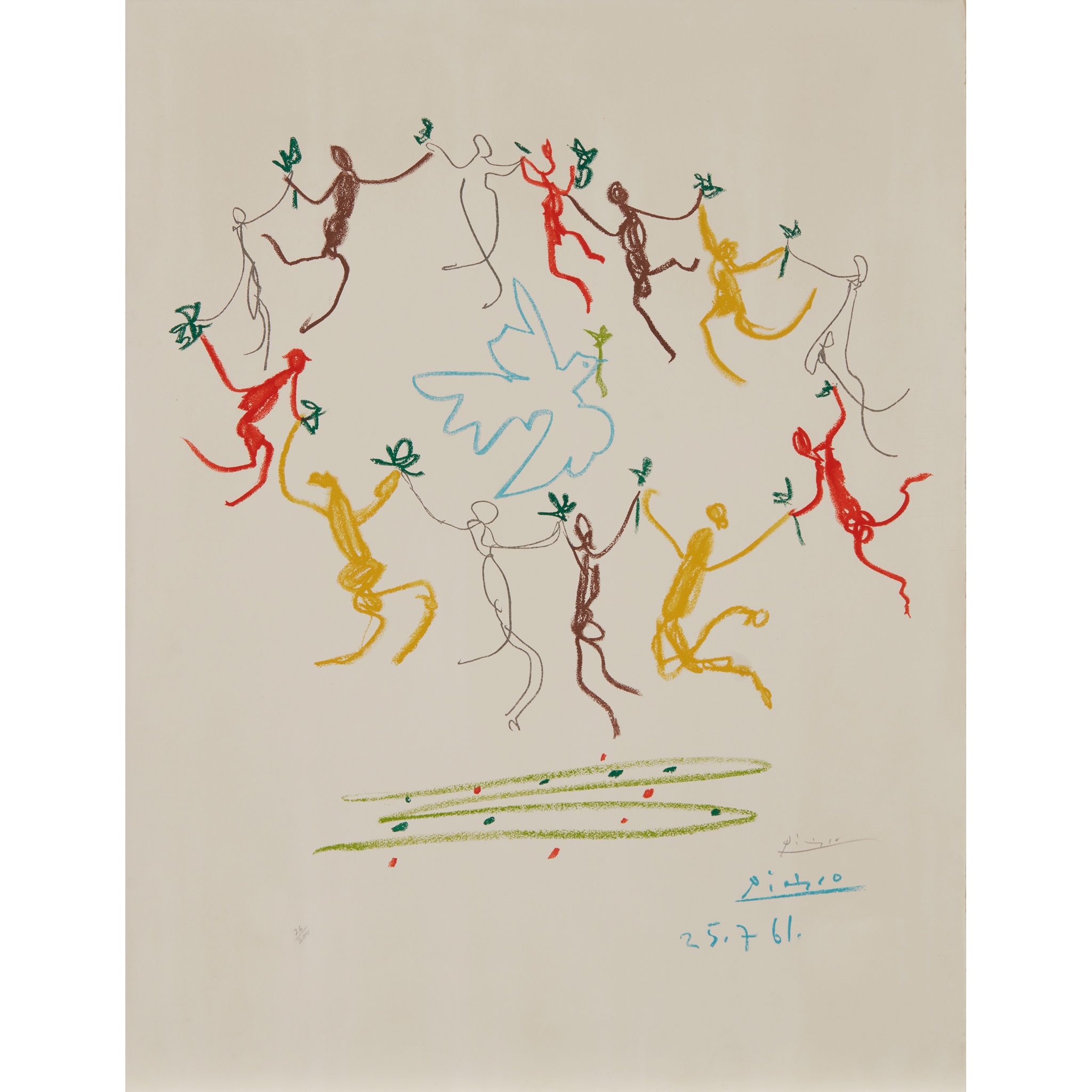 Pablo Picasso - LA RONDE DE LA JEUNESSE - 1961