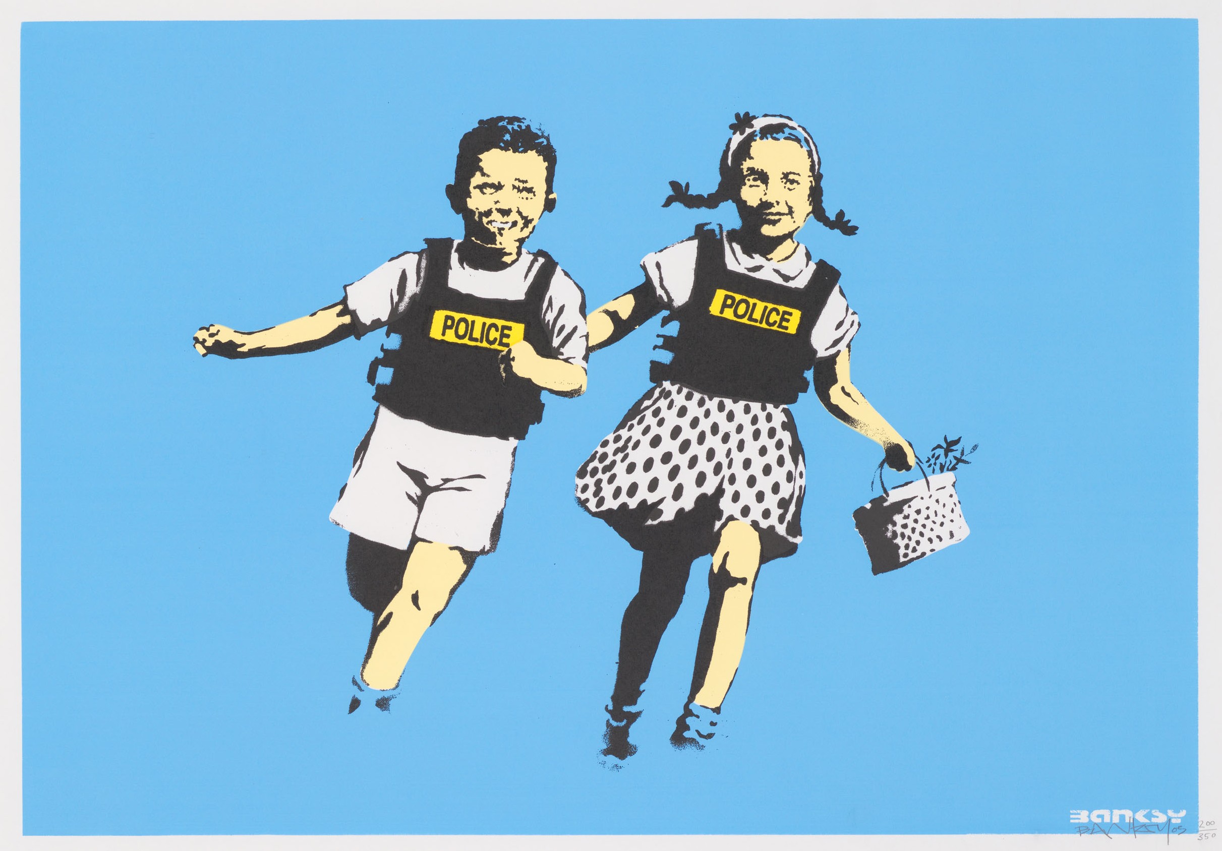 Banksy - Jack and Jill (Police Kids)