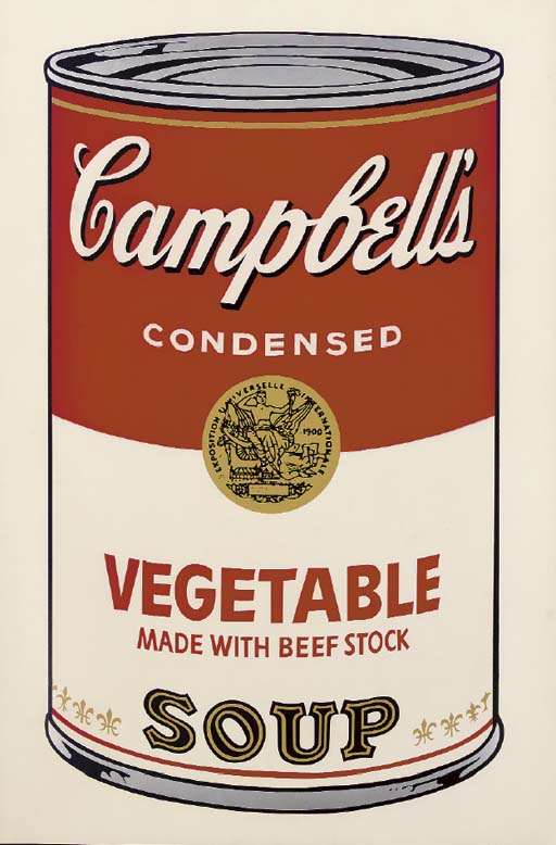 Andy Warhol - Vegetable Soup, from Campbell's Soup I