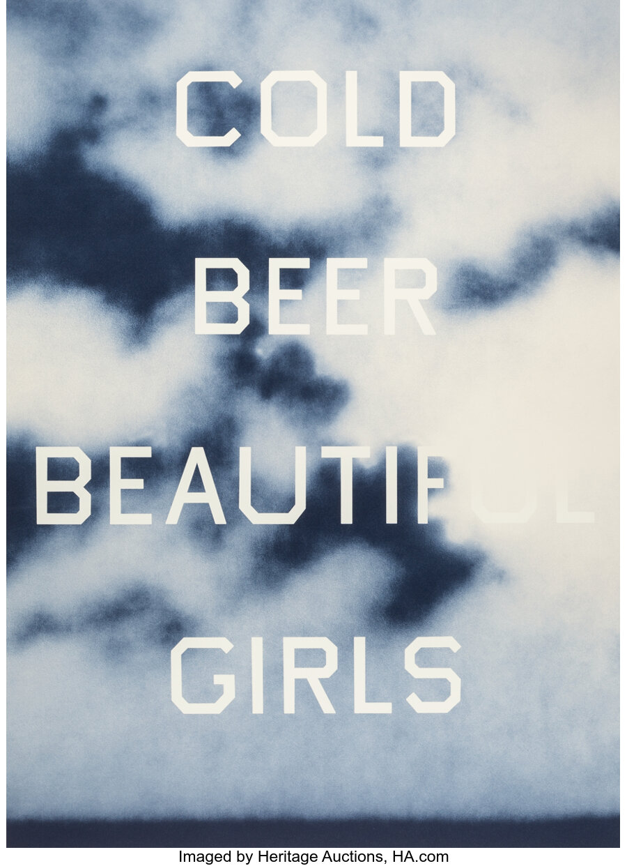 Ed Ruscha - Cold Beer Beautiful Girls