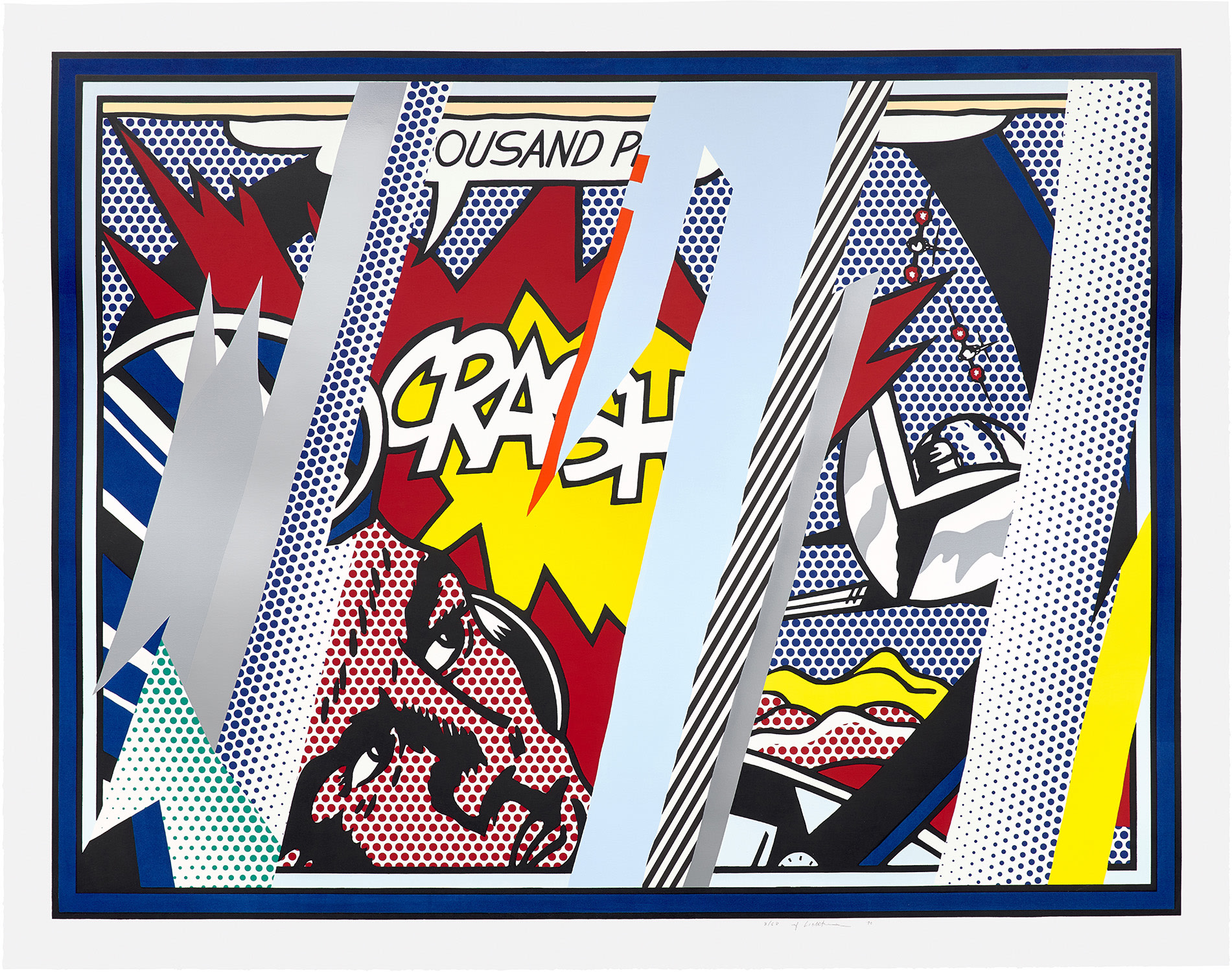 Roy Lichtenstein - Reflections on Crash, from Reflections series (C. 239)