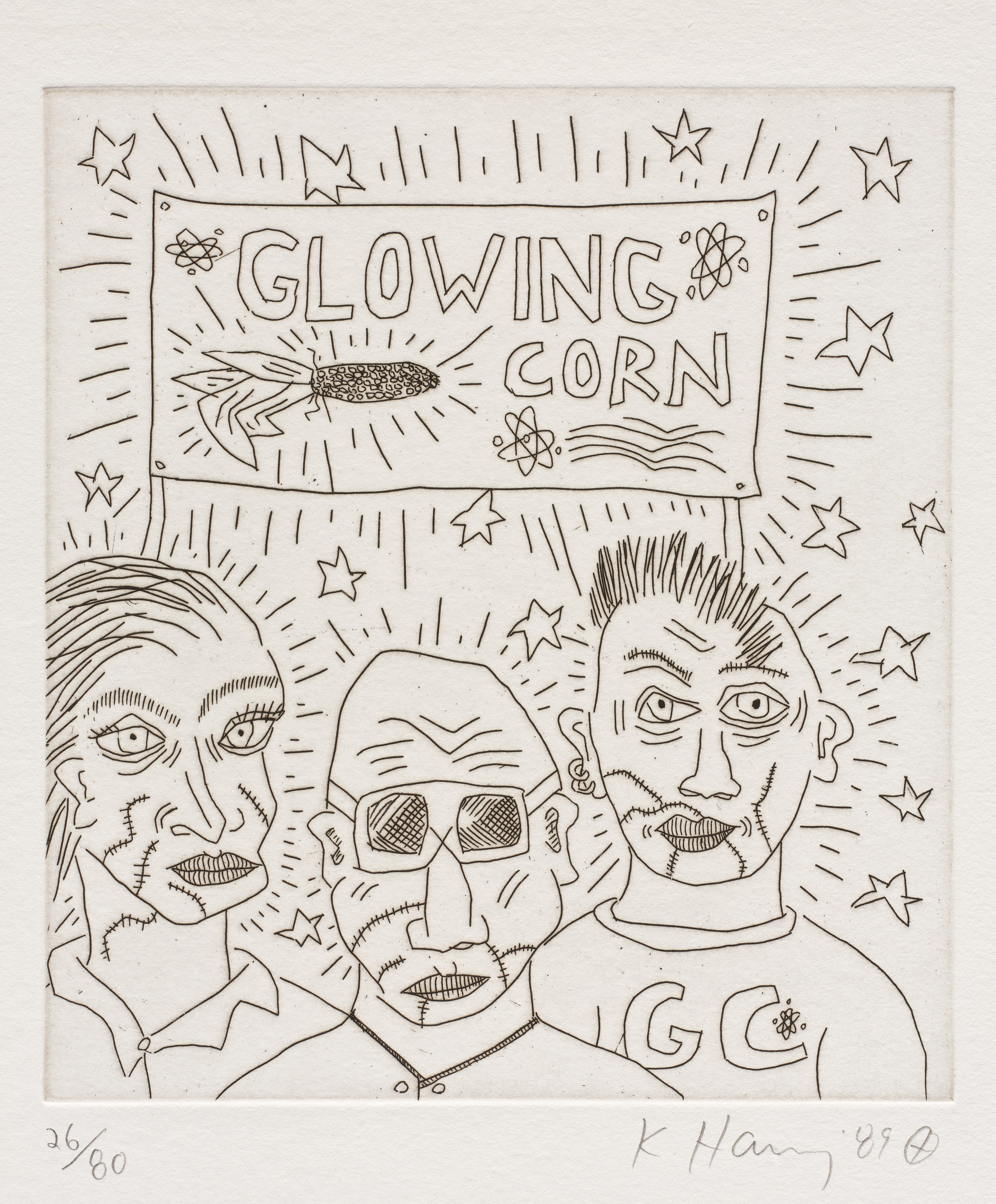 Keith Haring - The Valley: one plate (L. p. 141)