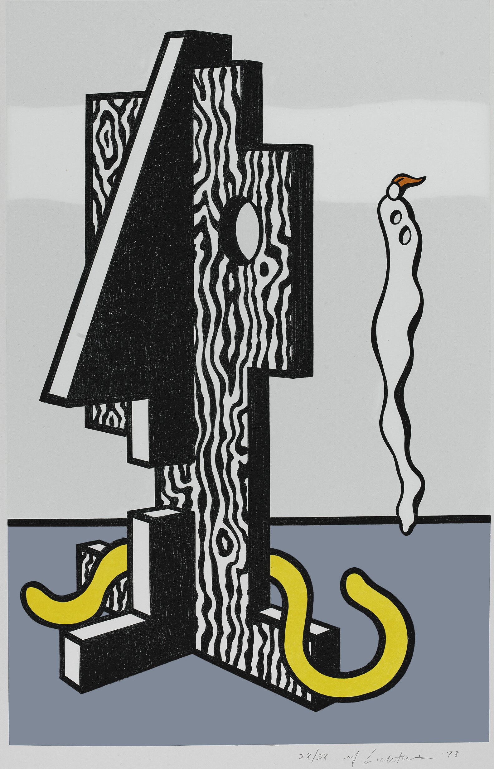 Roy Lichtenstein - Figures, from Surrealist Series