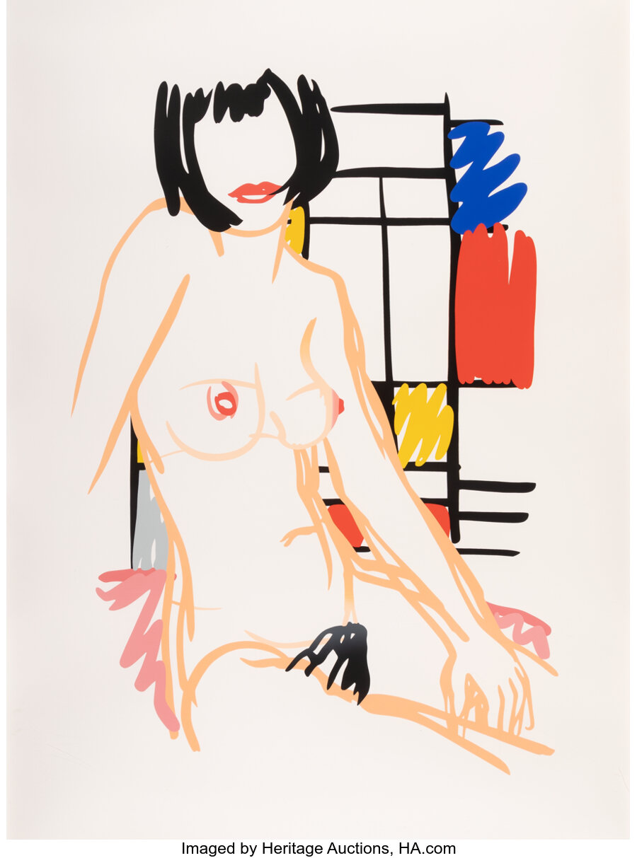 Tom Wesselmann - Monica Sitting with Mondrian