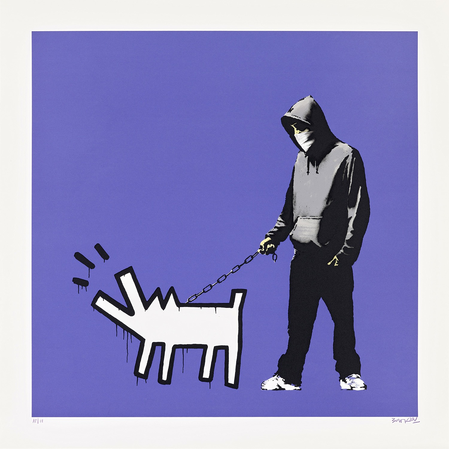 Banksy - Choose Your Weapon (Dark Purple)