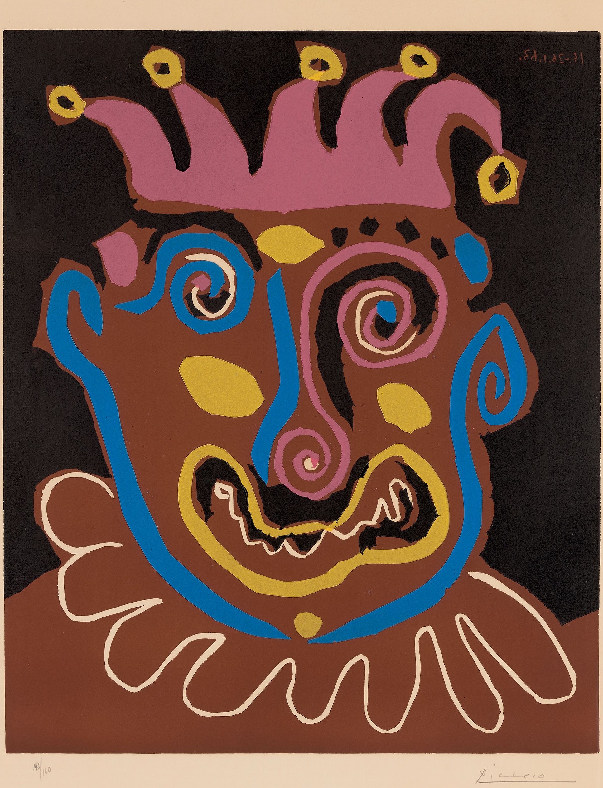 Pablo Picasso - Le vieux roi (The Old King) (Bloch 1152, Baer 1138), 1963