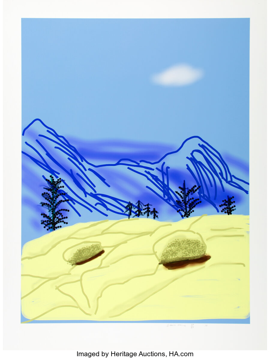 David Hockney - Untitled No. 24, from The Yosemite Suite