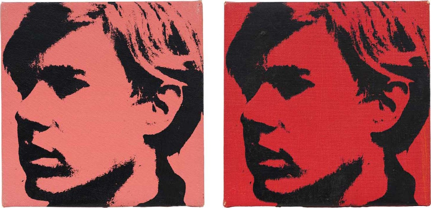 Andy Warhol - Self-portrait (indo orange red)