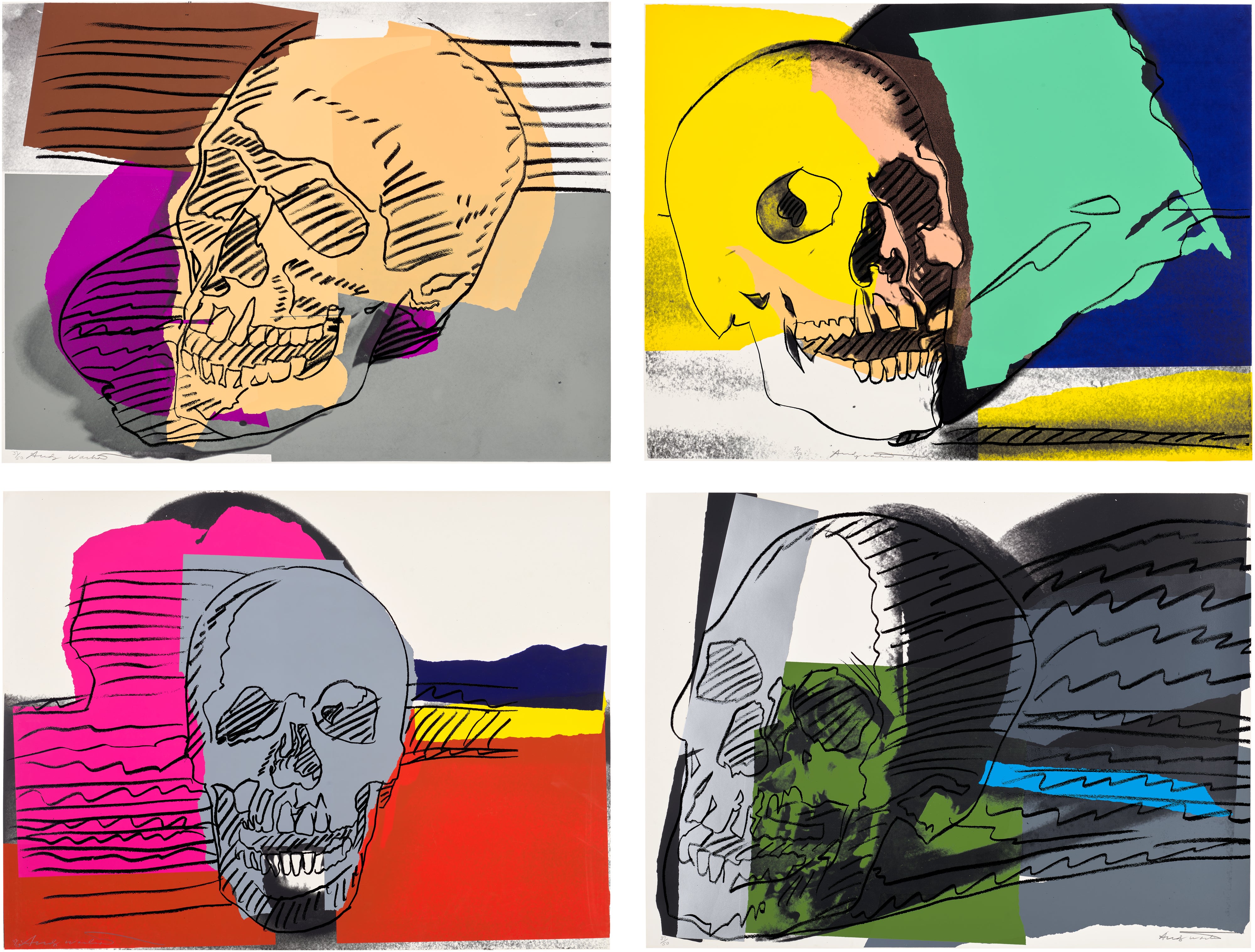 Andy Warhol - Skulls (F. & S. 157-160)