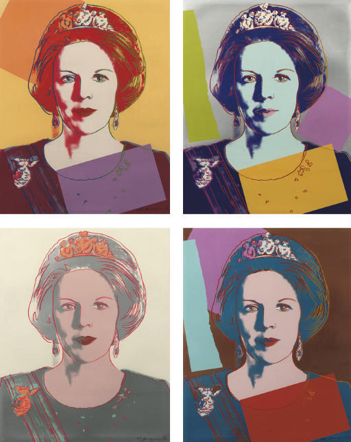Andy Warhol - Queen Beatrix of the Netherlands, from: Reigning Queens