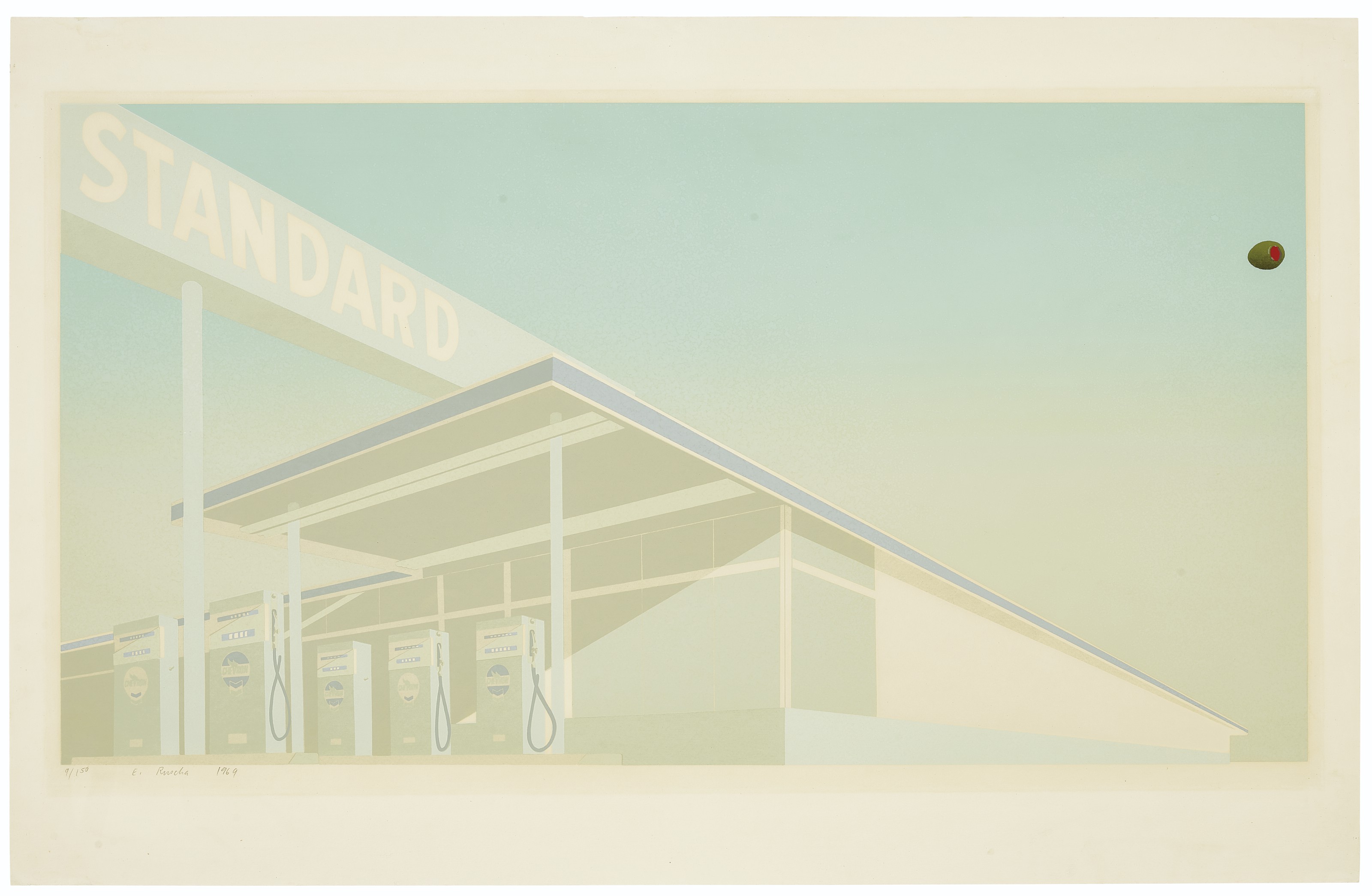 Ed Ruscha - Cheese Mold Standard with Olive