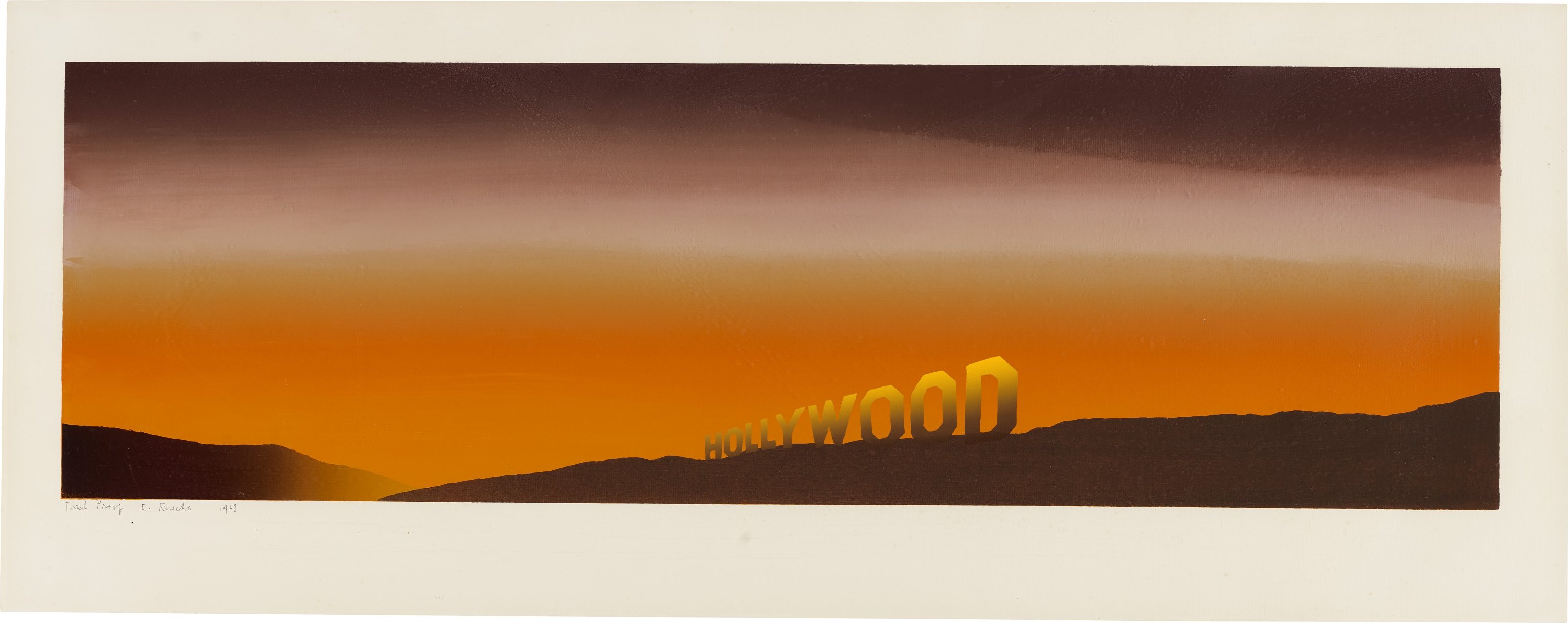 Ed Ruscha - Hollywood