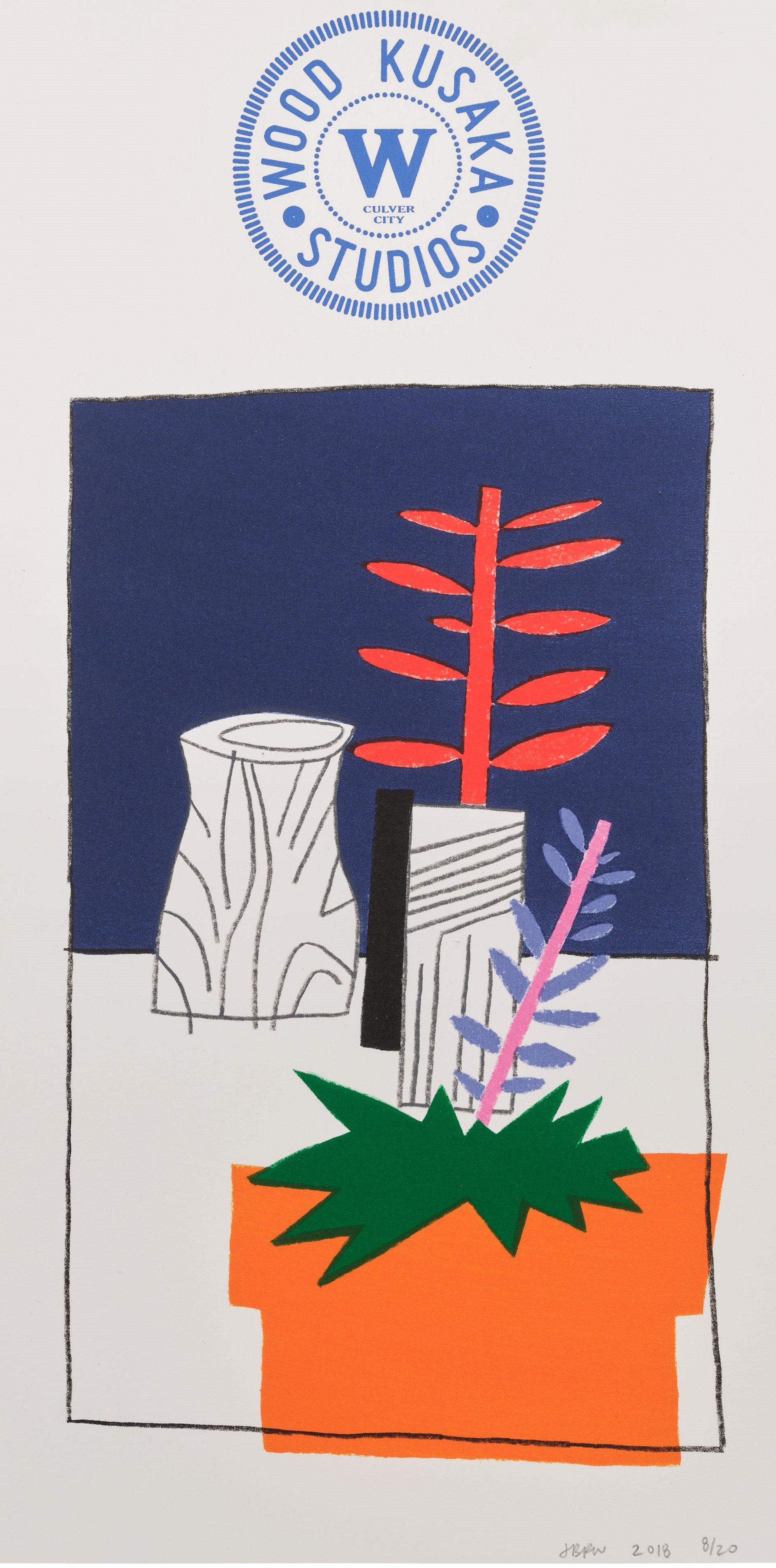 Jonas Wood - Jonas Wood Notepad Doodle 2 (State II)