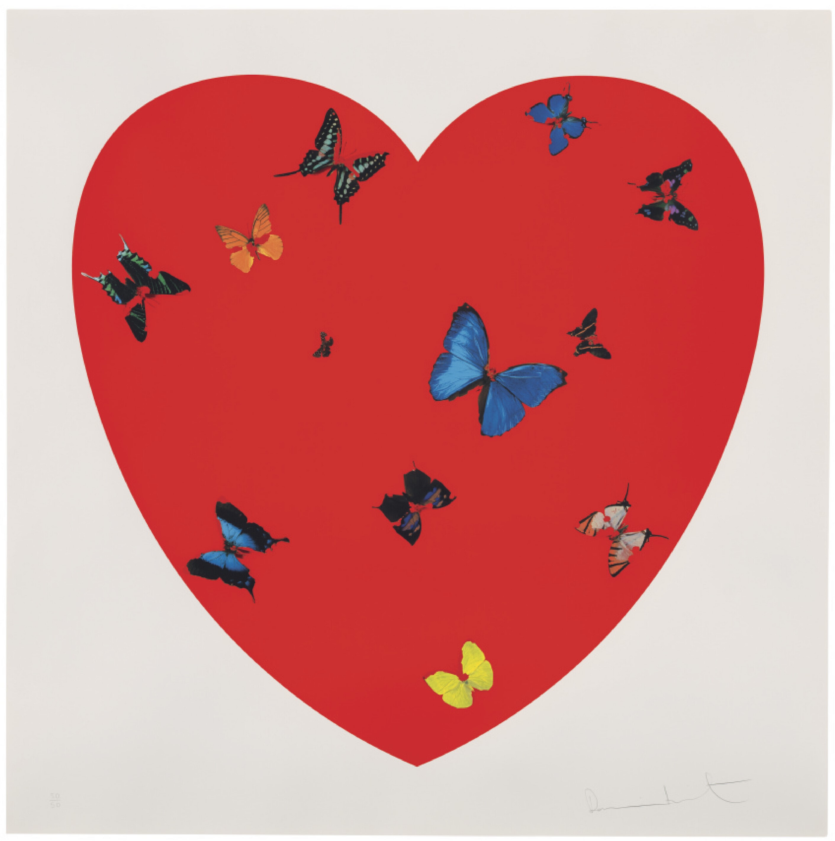 Damien Hirst - All You Need is Love Love Love