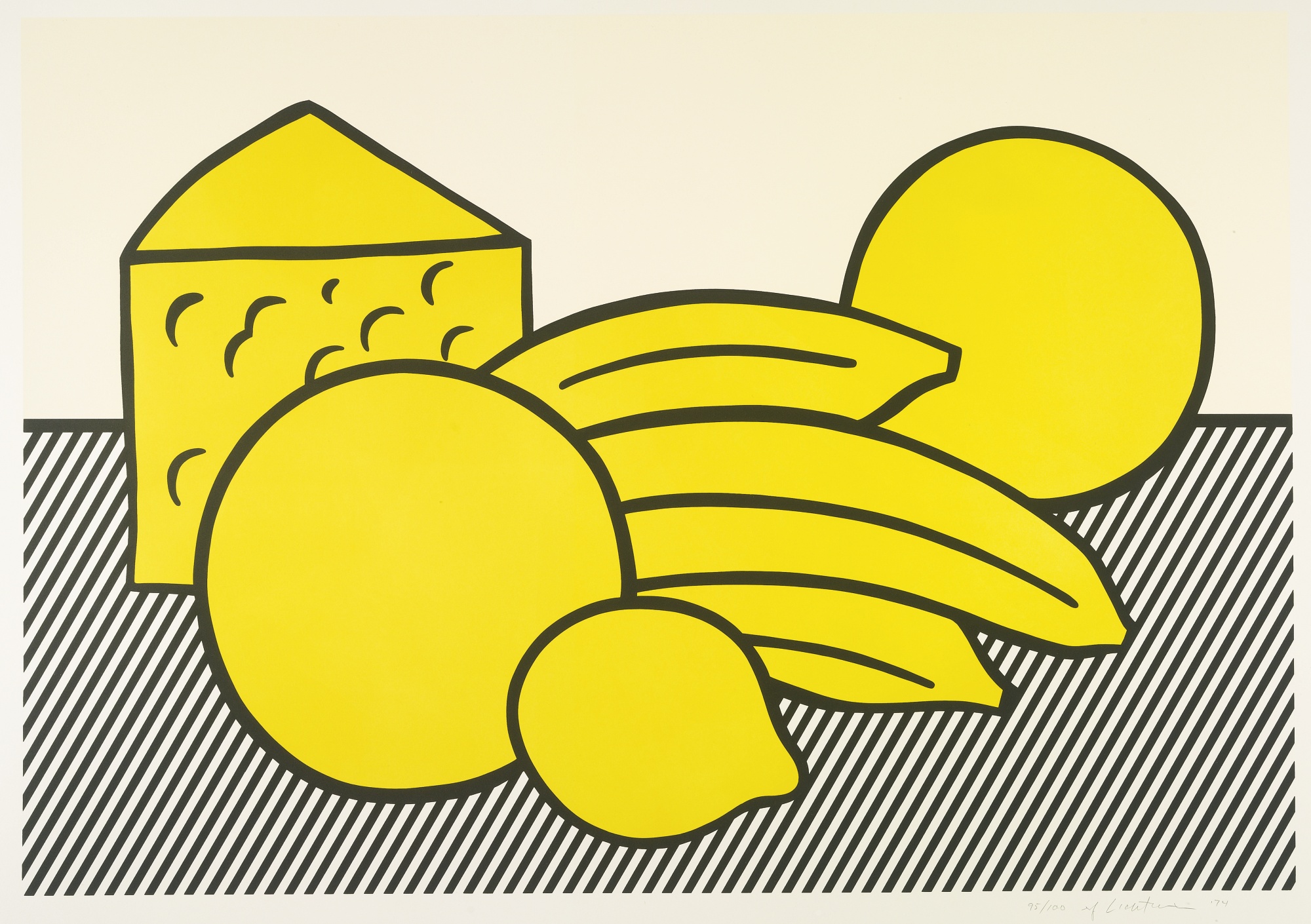 Roy Lichtenstein - Yellow Still Life (C. 133)