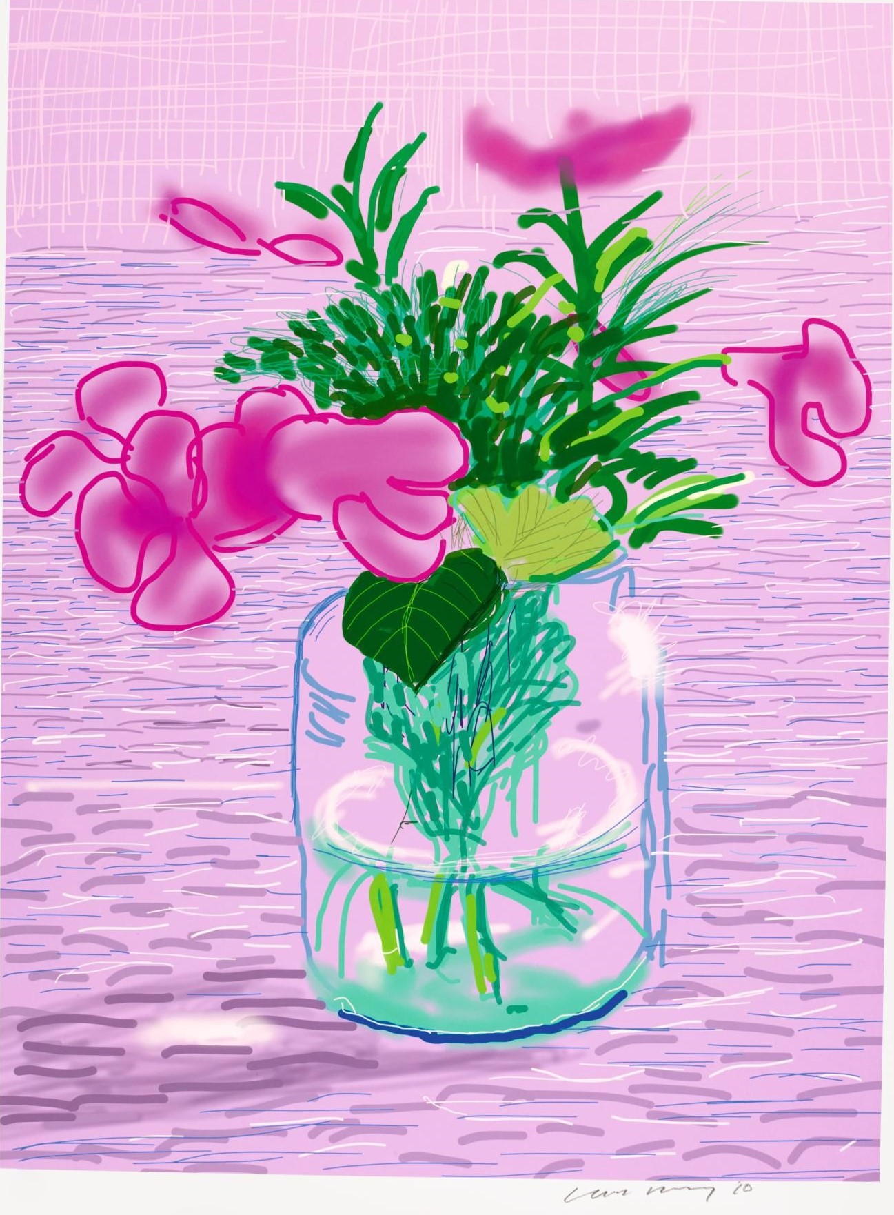 David Hockney - iPad Drawing 'Untitled, 329'