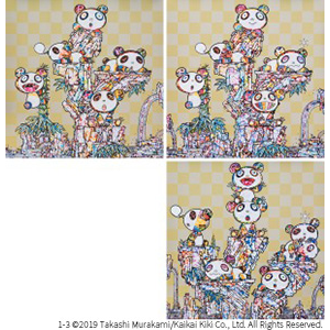 Takashi Murakami - 1. Panda Cubs Panda Cubs/2. Pandas Panda Cubs Pandas/3. Panda Cubs Pandas