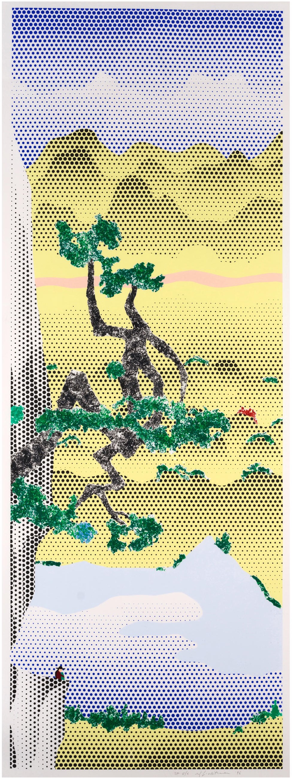 Roy Lichtenstein - Landscape with Poet (Corlett 303)