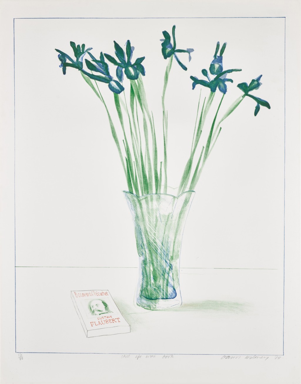 David Hockney - Still Life With Book (Scottish Arts Council 144; MCA Tokyo 135)