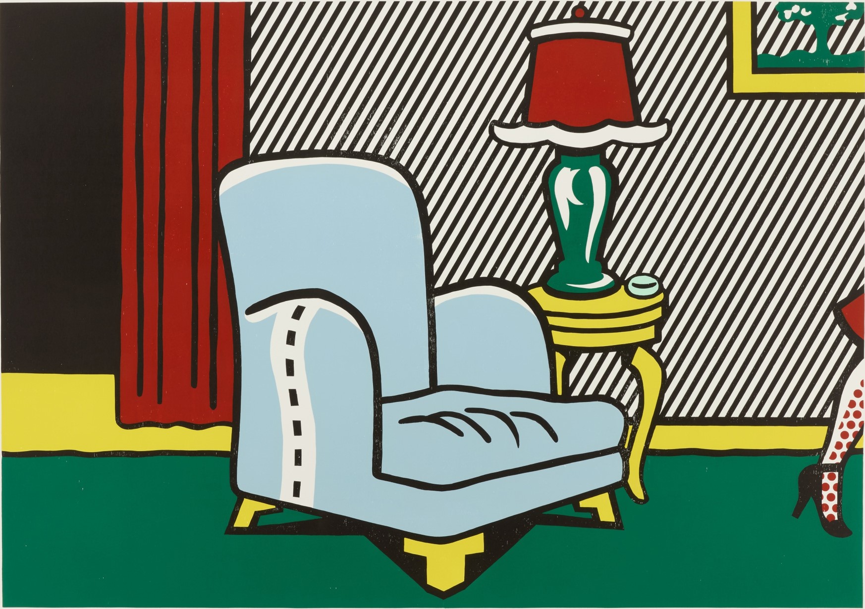 Roy Lichtenstein - La Sortie, from the Interior series (Corlett 248; RLCR 3982)