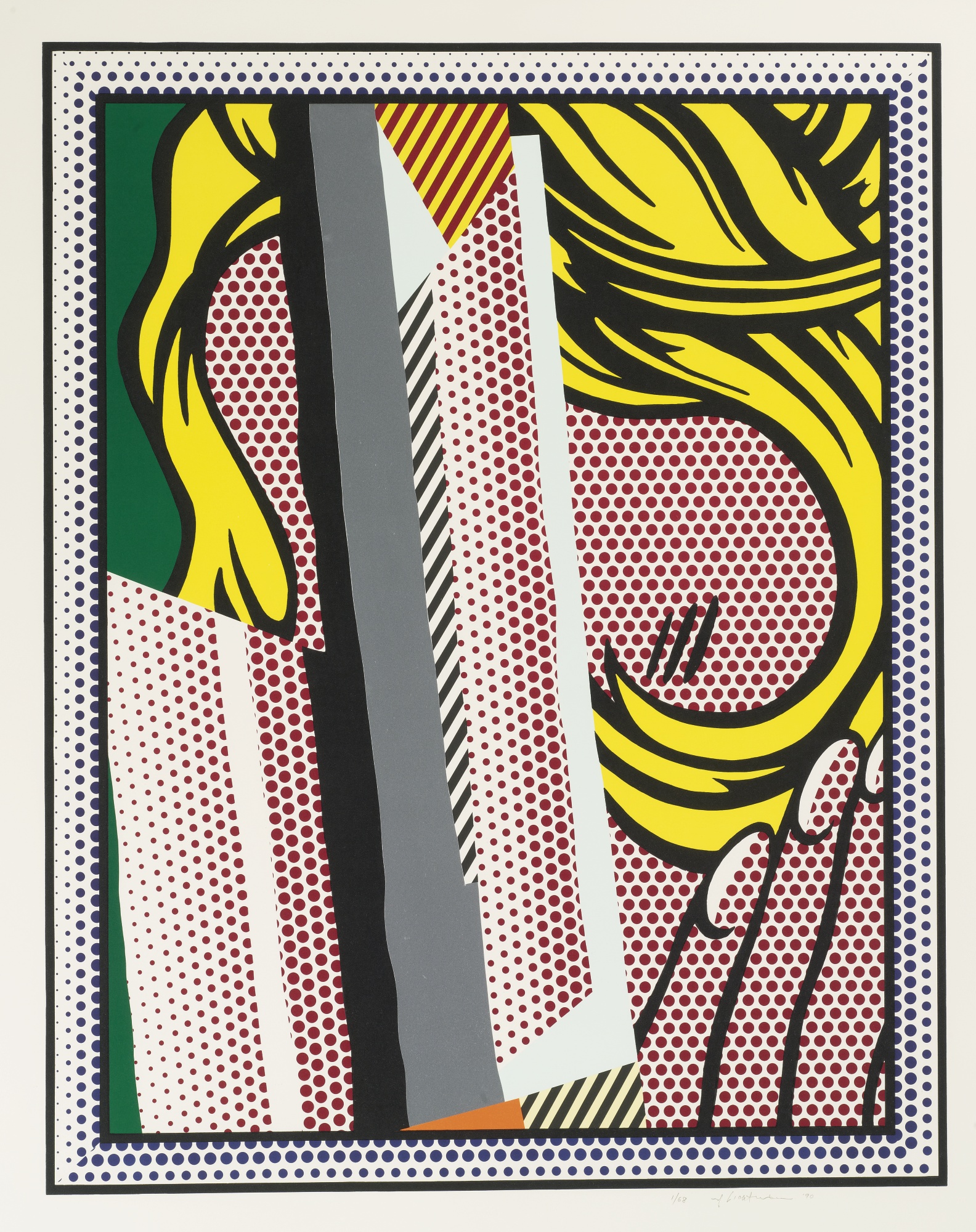 Roy Lichtenstein - Reflections on Hair (C. 241)