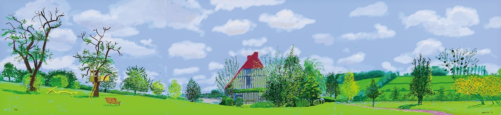 David Hockney - 30th May 2021, From the Studio