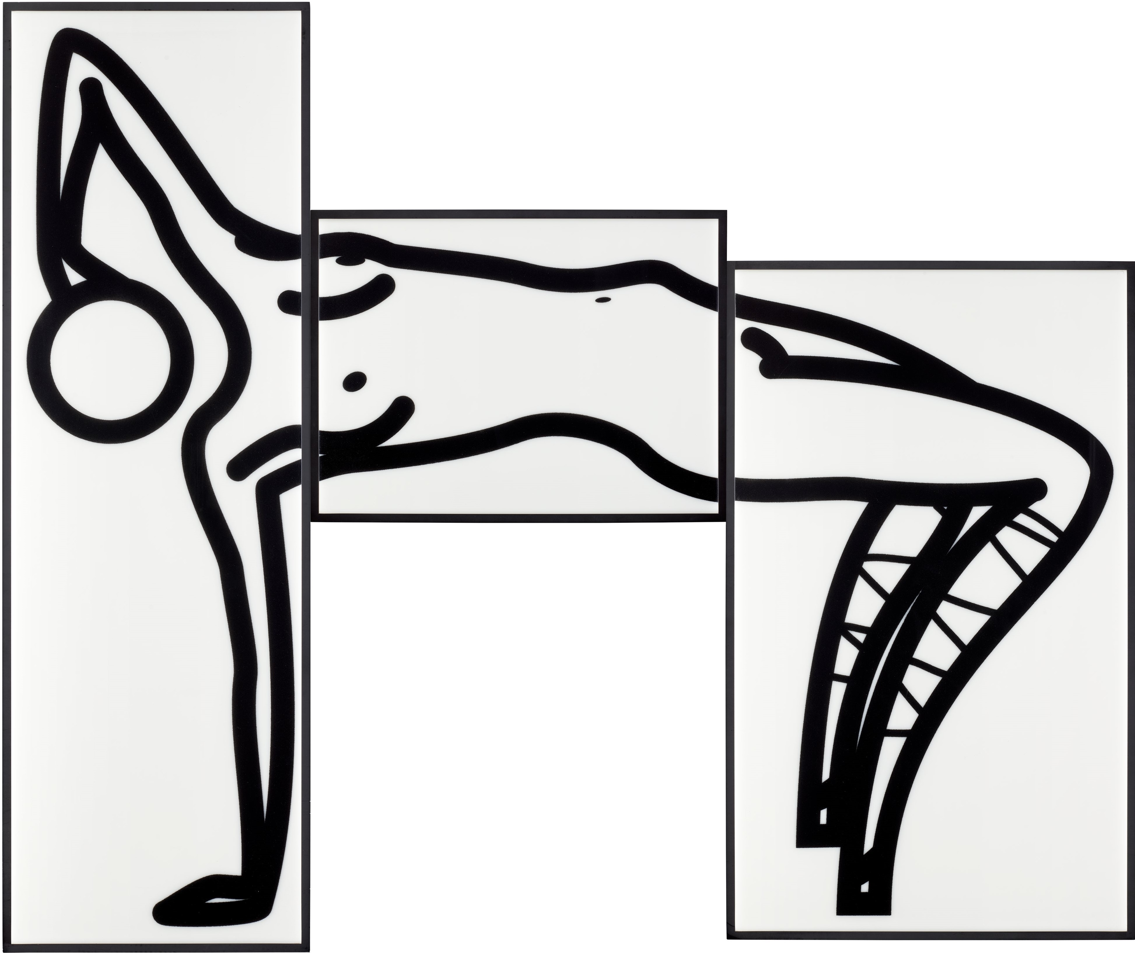 Julian Opie - This is Shahnoza in 3 Parts (1) (C. 127)