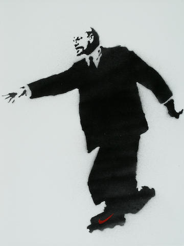 Banksy - Lenin on Rollerblades