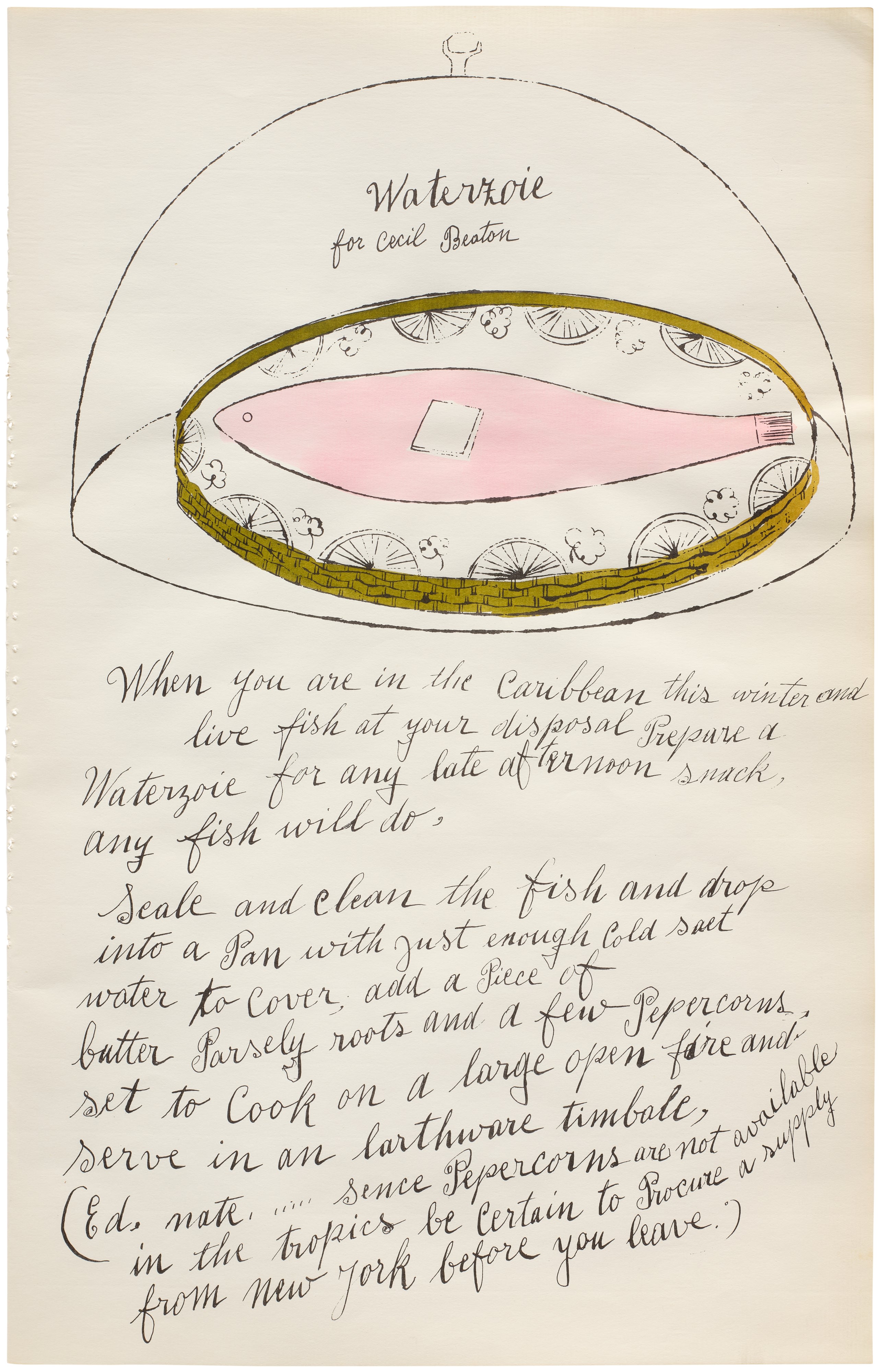 Andy Warhol - Waterzoie, from Wild Raspberries (F. & S. IV.131)