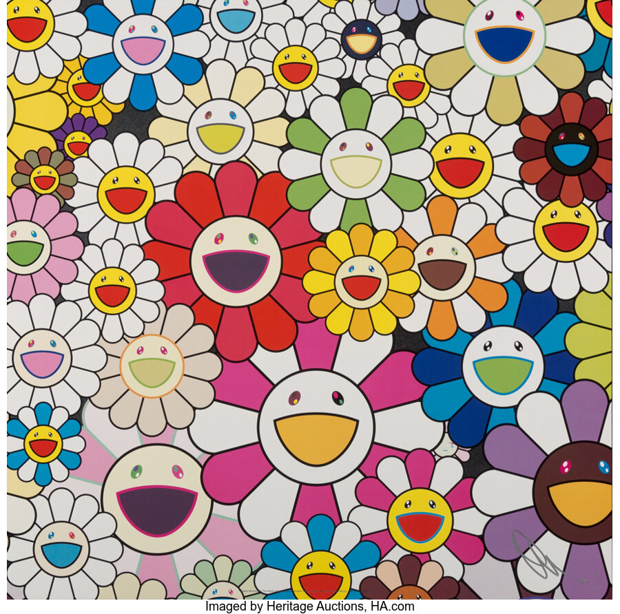 Takashi Murakami - Flowers Blooming in This World and the Land of Nirvana