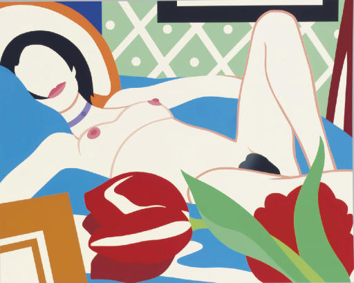 Tom Wesselmann - Monica with Tulips