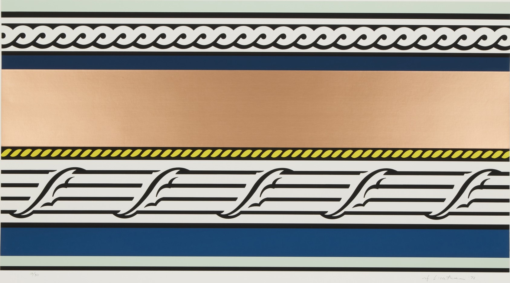 Roy Lichtenstein - Entablature IV