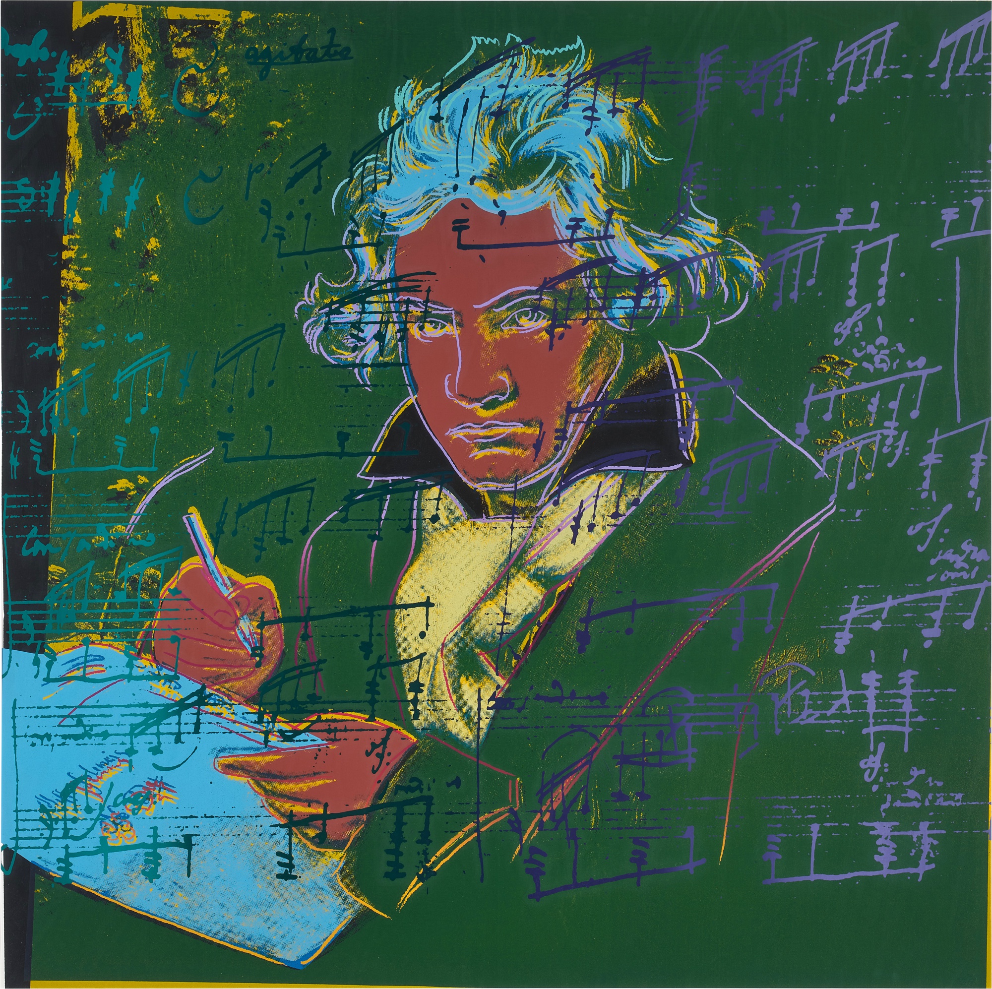 Andy Warhol - Beethoven (see F. & S. IIB.390-393)