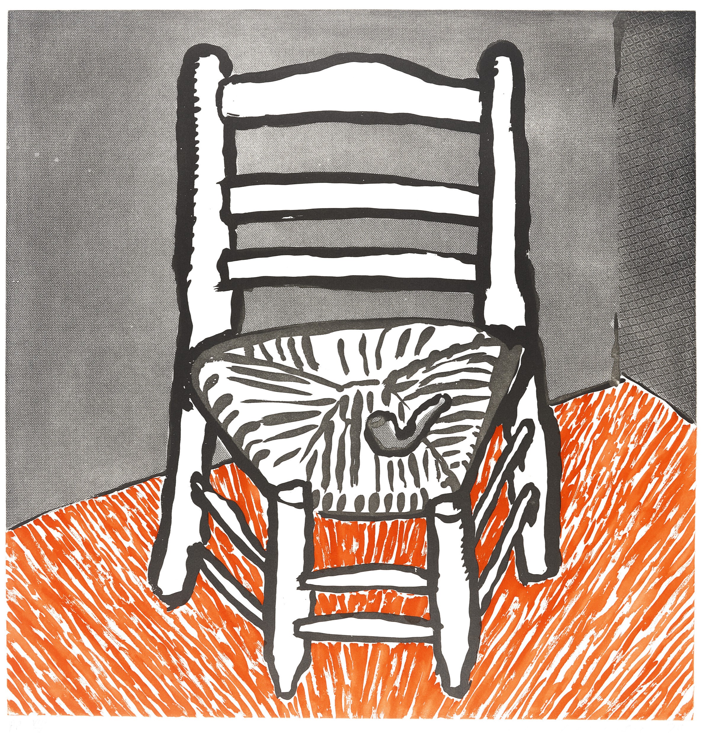 David Hockney - Van Gogh Chair (White)